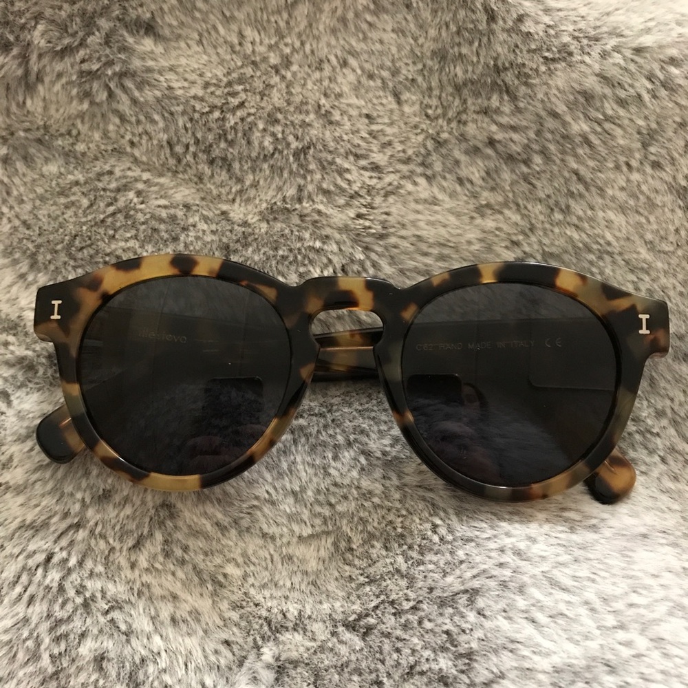 Illsteva Leonard C. 62 Round Sunglasses